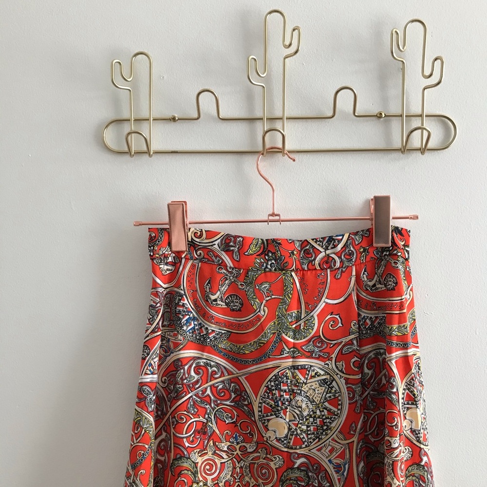 ***NWOT H&M Faux-Silk Skirt
